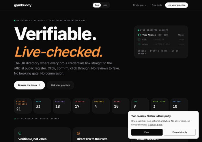 GymBuddy preview