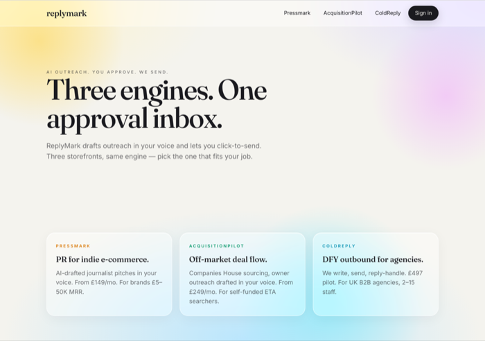 ReplyMark preview